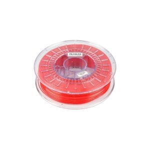 Red PETG filament for 3D printing.