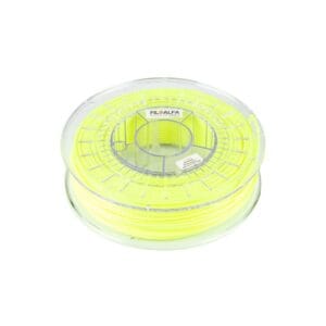 Glow-in-the-dark PLA filament for 3D printing.