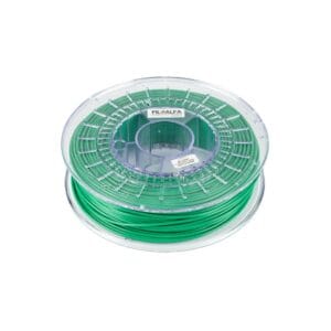 Green PLA filament for 3D printing.