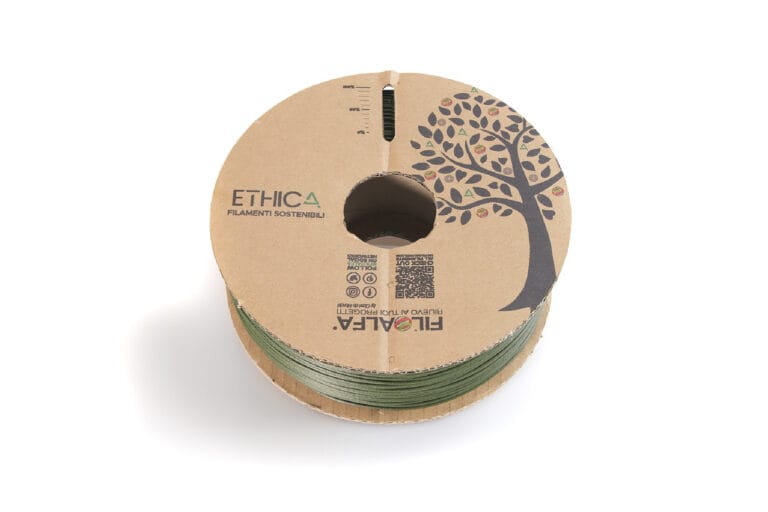 Alfapak eco filamentti. Hiilikuituvahvisteinen kierrätysmateriaalista valmistettu 3D-filamentti.