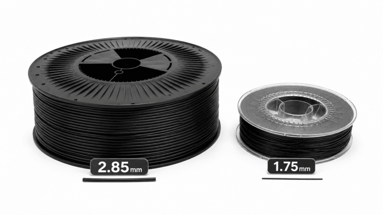 Mitä eroa on 1,75 mm ja 2,85 mm filamenteilla?